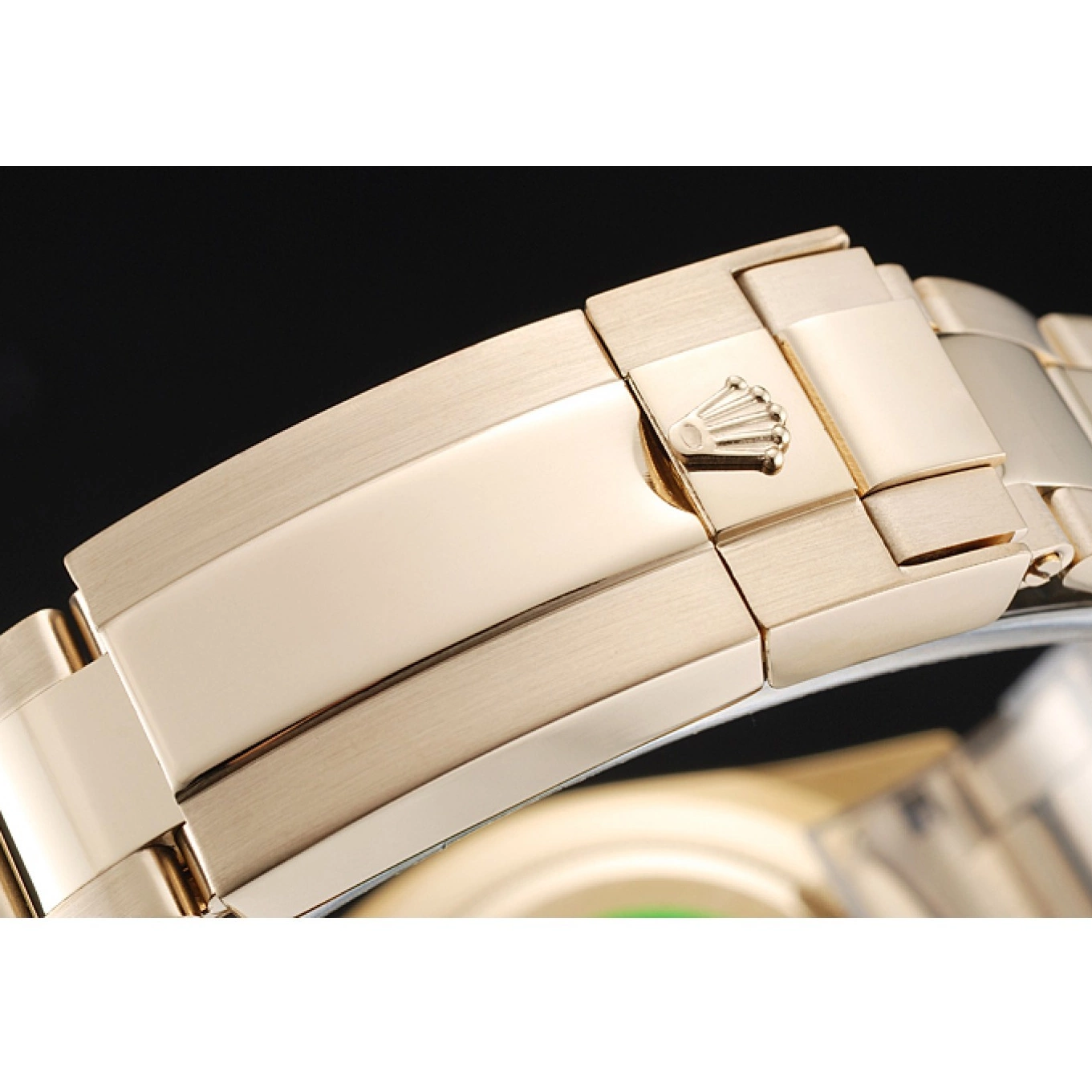 Aaa replica watch Gold And Case Daytona Cosmograph Numerals Diamond 1454245 Rolex Bracelet Brown Dial 0708
